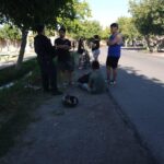 Una moto y un camión chocaron en Rivadavia: un herido