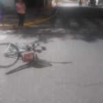 Una ciclista herida tras choque con un auto