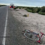 Un ciclista resultó herido tras ser atropellado por un camión