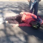 Motociclista herido tras un fuerte choque en Arenales y Santa María de Oro