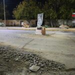 Vecinos “señalizaron” un bache