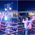 Un boxeador se electrocutó al festejar su victoria sobre el ring